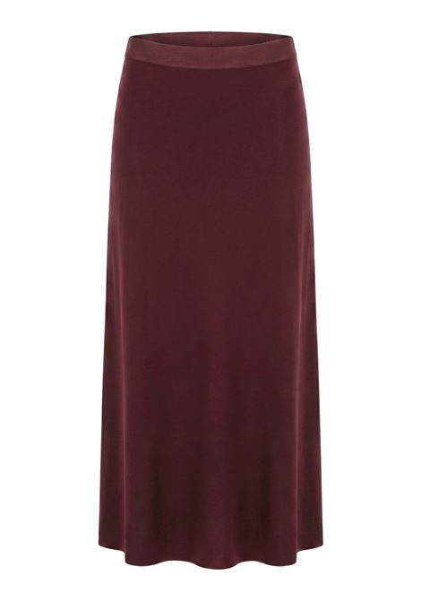 JUCCA Elasticated Viscose Long Skirt in Moka Brown JUCCA |  | J4355154/01107