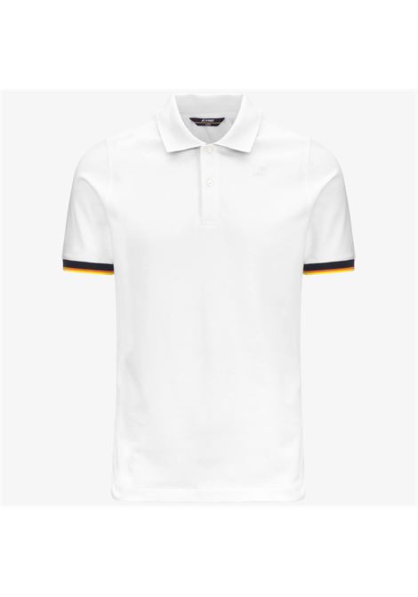 Polo K-Way Vincent Pique Slim in piqué di cotone stretch K-WAY | Polo | K1125BW001