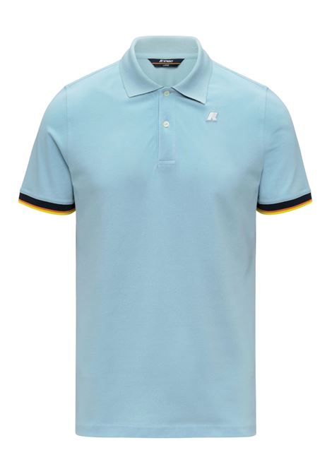 Polo K-Way Vincent Pique Slim in piqué di cotone stretch K-WAY | Polo | K1125BWD40