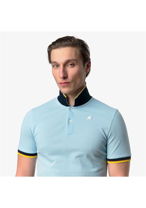 Polo K-Way Vincent Pique Slim in piqué di cotone stretch K-WAY | Polo | K1125BWD40
