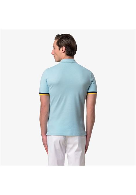 Polo K-Way Vincent Pique Slim in piqué di cotone stretch K-WAY | Polo | K1125BWD40