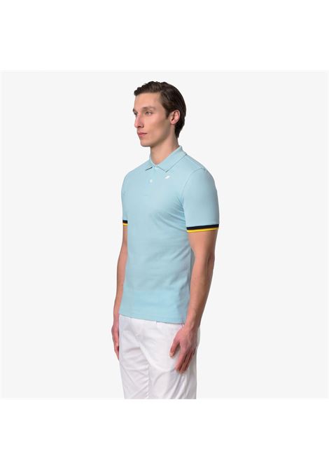 Polo K-Way Vincent Pique Slim in piqué di cotone stretch K-WAY | Polo | K1125BWD40