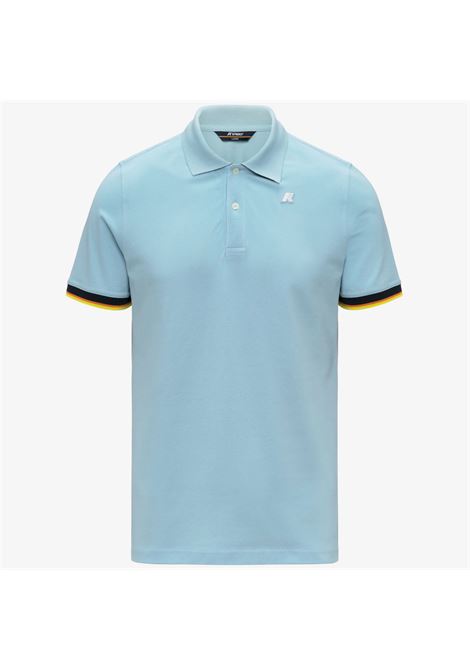 Polo K-Way Vincent Pique Slim in piqué di cotone stretch K-WAY | Polo | K1125BWD40