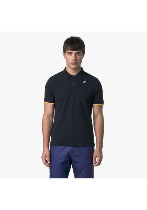 Polo K-Way Vincent Pique Slim in piqué di cotone stretch K-WAY | Polo | K1125BWK89