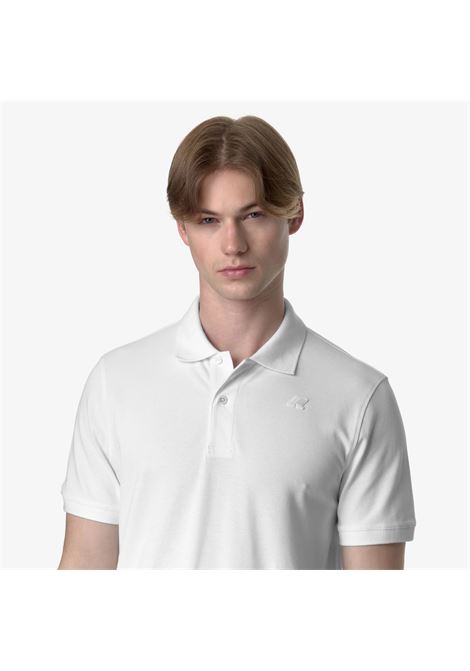 Polo K-Way Amedee Pique Slim in cotone stretch da uomo K-WAY | Polo | K5127BW001
