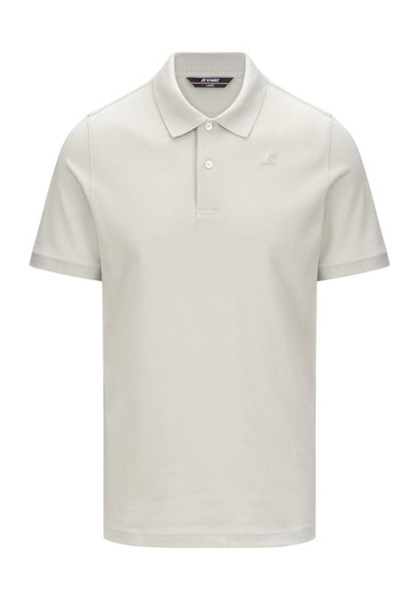 Polo K-Way Amedee Pique Slim in cotone stretch da uomo K-WAY | Polo | K5127BW634