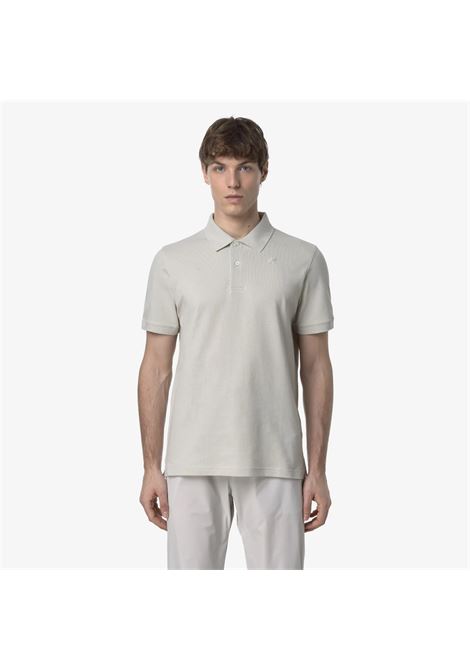 Polo K-Way Amedee Pique Slim in cotone stretch da uomo K-WAY | Polo | K5127BW634