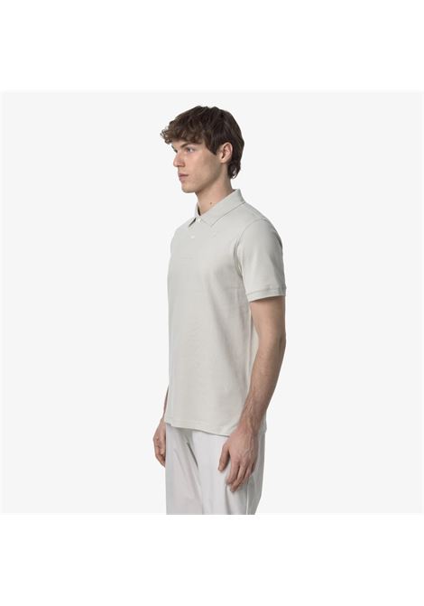 Polo K-Way Amedee Pique Slim in cotone stretch da uomo K-WAY | Polo | K5127BW634