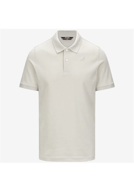 Polo K-Way Amedee Pique Slim in cotone stretch da uomo K-WAY | Polo | K5127BW634