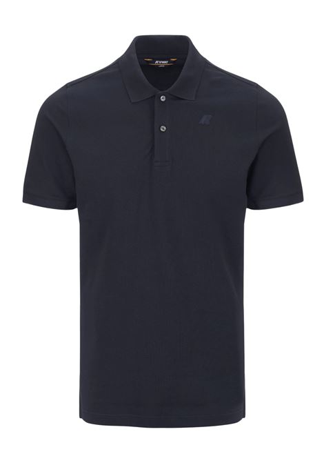 Polo K-Way Amedee Pique Slim in cotone stretch da uomo K-WAY | Polo | K5127BWK89