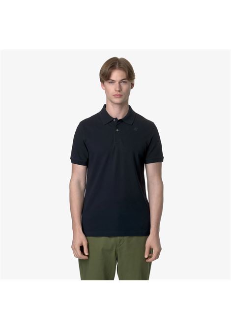 Polo K-Way Amedee Pique Slim in cotone stretch da uomo K-WAY | Polo | K5127BWK89