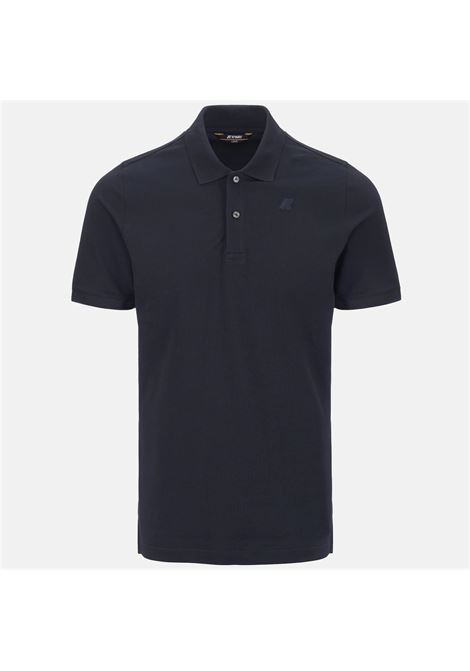 Polo K-Way Amedee Pique Slim in cotone stretch da uomo K-WAY | Polo | K5127BWK89