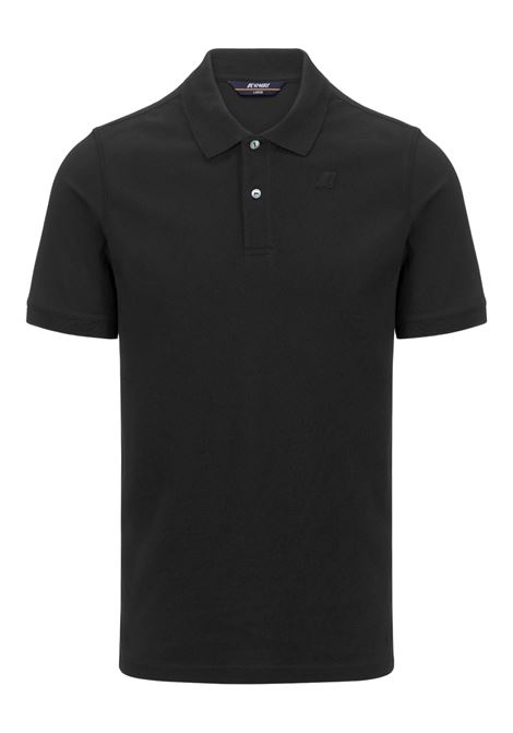 Polo K-Way Amedee Pique Slim in cotone stretch da uomo K-WAY | Polo | K5127BWUSY