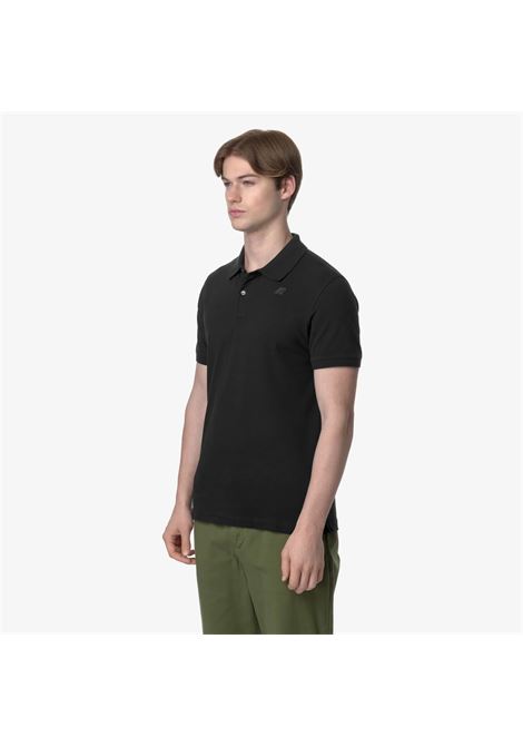 Polo K-Way Amedee Pique Slim in cotone stretch da uomo K-WAY | Polo | K5127BWUSY