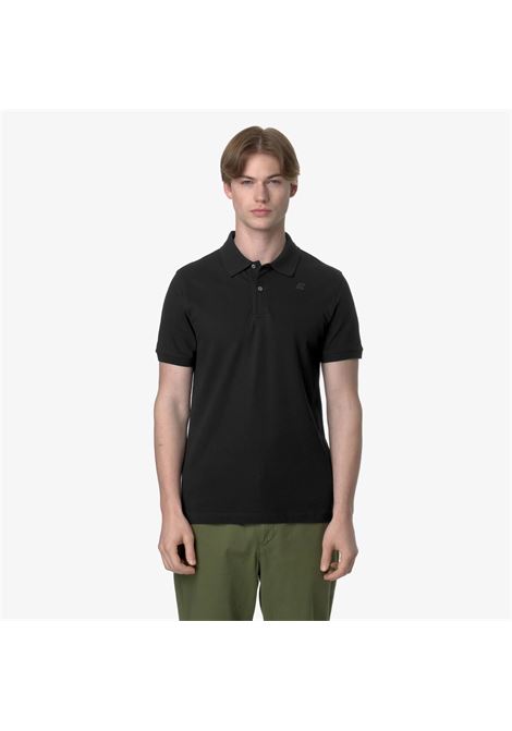 Polo K-Way Amedee Pique Slim in cotone stretch da uomo K-WAY | Polo | K5127BWUSY