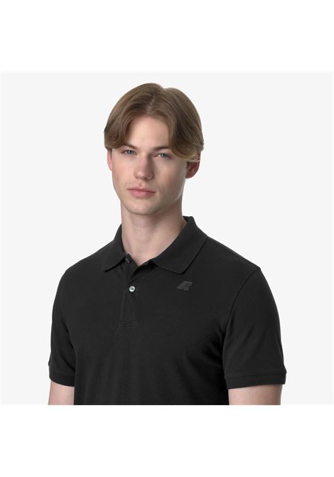 Polo K-Way Amedee Pique Slim in cotone stretch da uomo K-WAY | Polo | K5127BWUSY