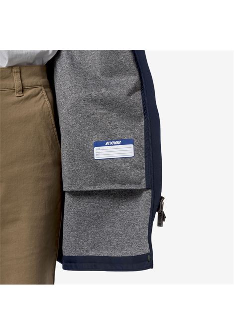 Trench K-Way Mathy Bonded Jersey da donna impermeabile con cappuccio rimovibile K-WAY | Giubbini | K7127JWK89