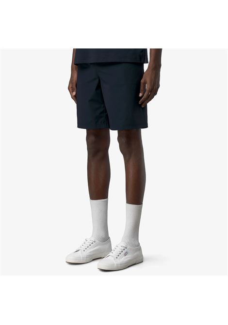 Pantaloncini K-Way Nesilier Travel unisex blu impacchettabili K-WAY | Abbigliamento | K8151VWK89