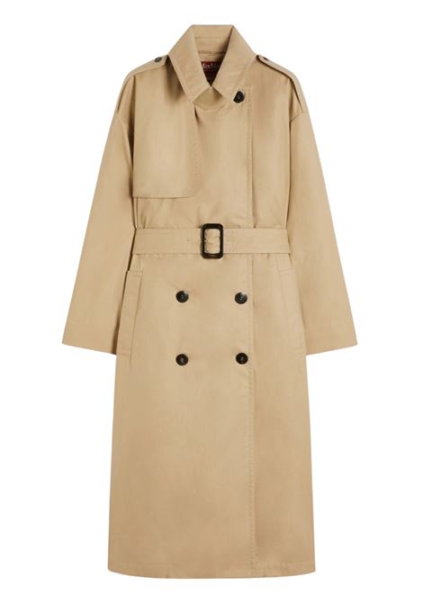 Trench Max Mara imbottito in cotone antigoccia Luxepad colore coloniale MaxMara | Abbigliamento | 2616021021600002