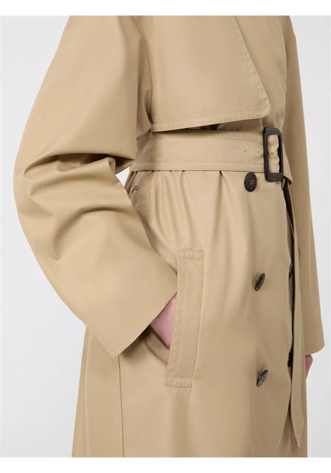 Trench Max Mara imbottito in cotone antigoccia Luxepad colore coloniale MaxMara | Abbigliamento | 2616021021600002