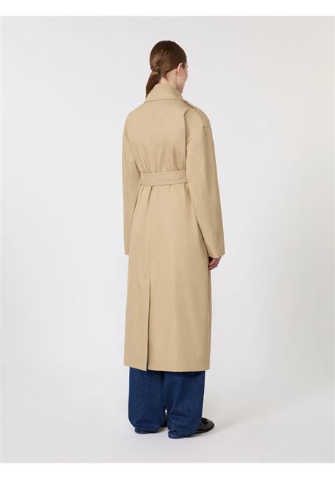 Trench Max Mara imbottito in cotone antigoccia Luxepad colore coloniale MaxMara | Abbigliamento | 2616021021600002