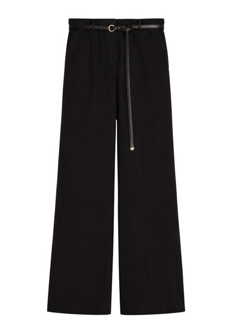 Pantalone Max Mara straight leg in popeline di cotone MaxMara | Pantaloni | 2616131052600004