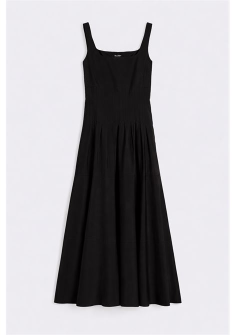 Abito Max Mara lungo in popeline di cotone con gonna ampia MaxMara | Abito | 2616221022600004