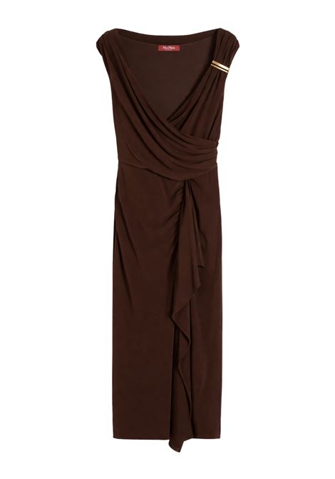 Abito Max Mara midi in jersey di viscosa con drappeggi MaxMara | Abito | 2616621012600002