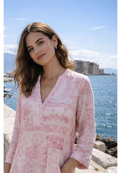 Abito midi Sofia in twill di seta stampata Momonì MOMONI | Vestiti | MODR0064349