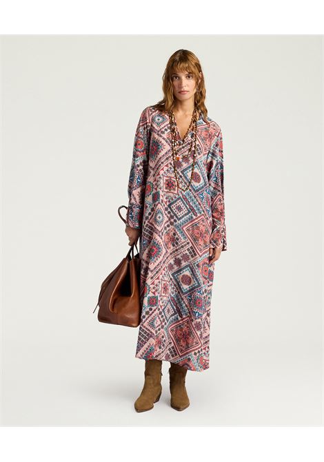 Vestito Momonì Chaco in Seta Crepe de Chine Donna - Linea Svasata MOMONI | Vestiti | MODR0094440