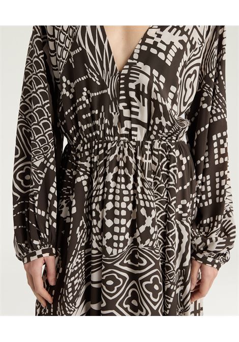 Vestito Momonì Francisco da Cerimonia in Seta - Corpino e Gonna Arricciati MOMONI | Vestiti | MODR0101161