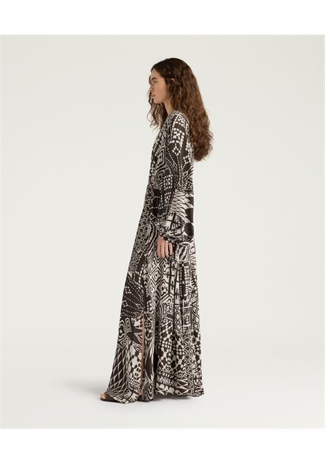 Vestito Momonì Francisco da Cerimonia in Seta - Corpino e Gonna Arricciati MOMONI | Vestiti | MODR0101161