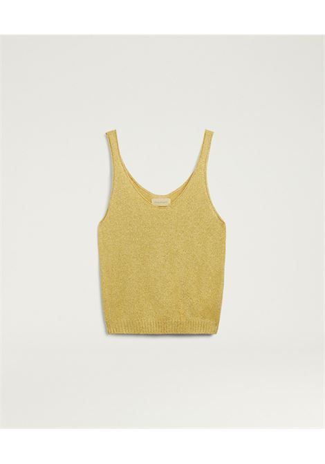 Momonì David Tank Top in Smooth Knit Tape Yarn Lurex - Flat Stitch MOMONI |  | MOKN0050259