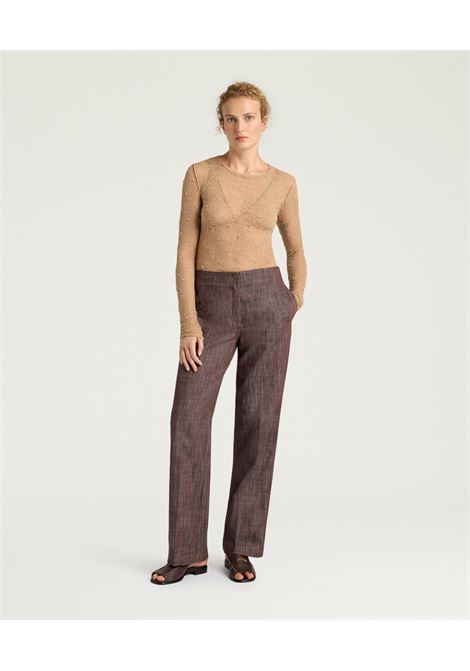Pantaloni Chimayo Aderenti in Denim Moro MOMONI | Pantaloni | MOPA0070616
