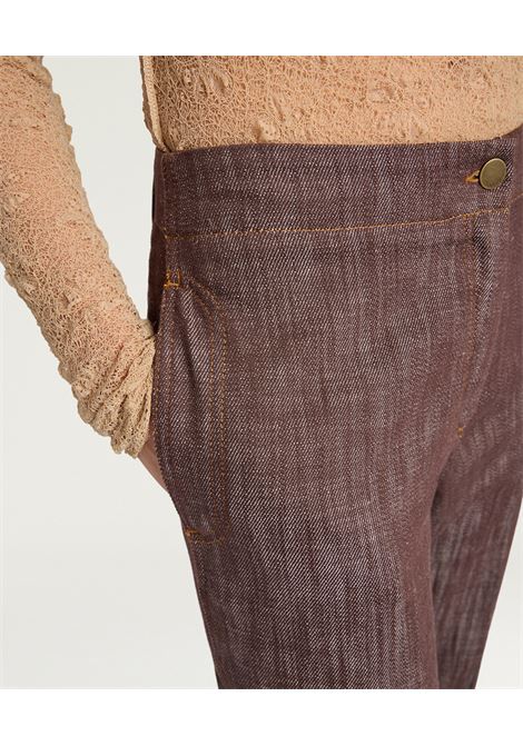 Pantaloni Chimayo Aderenti in Denim Moro MOMONI | Pantaloni | MOPA0070616