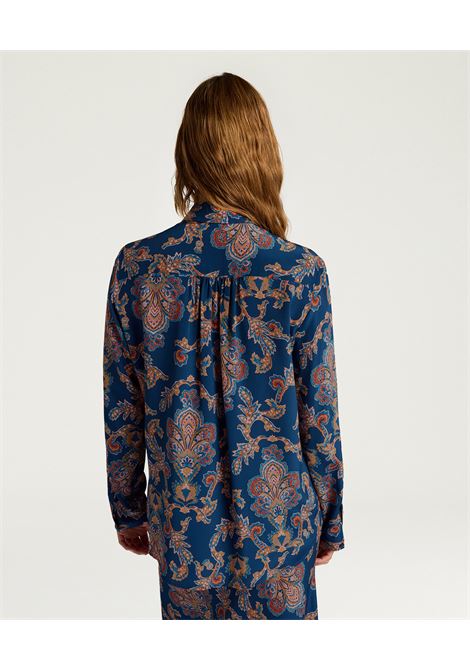Momonì Meudon Shirt in Printed Silk Crepe de Chine - Comfort Fit MOMONI |  | MOSH0048002