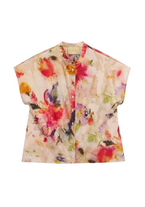 Camicia Regolare Momonì Vihuela in Popeline Stampato - Multicolor MOMONI | CAMICIE | MOSH0439095
