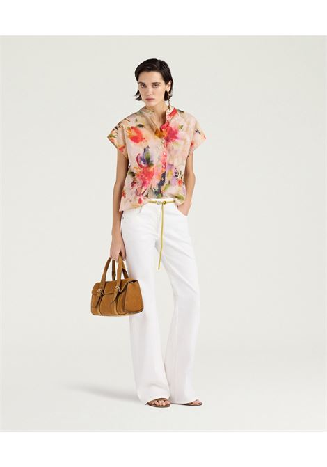 Camicia Regolare Momonì Vihuela in Popeline Stampato - Multicolor MOMONI | CAMICIE | MOSH0439095