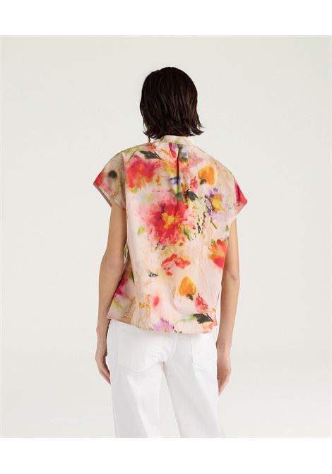 Camicia Regolare Momonì Vihuela in Popeline Stampato - Multicolor MOMONI | CAMICIE | MOSH0439095