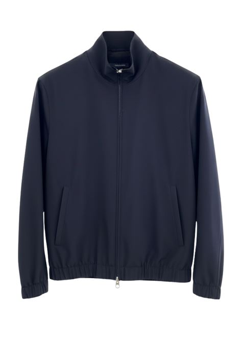 Montecore Men's Stretch Technical Fabric Jacket in Dark Blue MONTECORE |  | S10MUC782A-18589