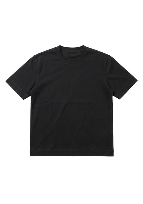 Paolo Pecora Men's Black Cotton Jersey T-shirt with Side Logo PAOLO PECORA |  | F022 40549000