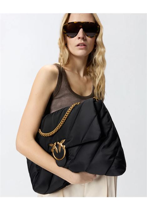 Extra Love Bag Puff maxi crossbody bag in quilted nylon PINKO |  | 103347-A358Z99Q