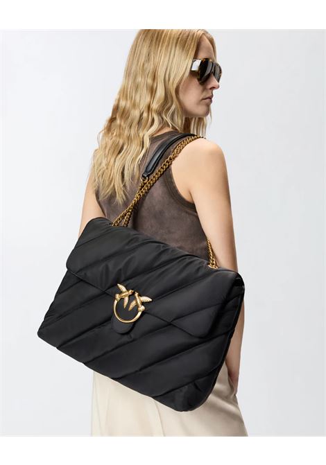 Extra Love Bag Puff maxi crossbody bag in quilted nylon PINKO |  | 103347-A358Z99Q