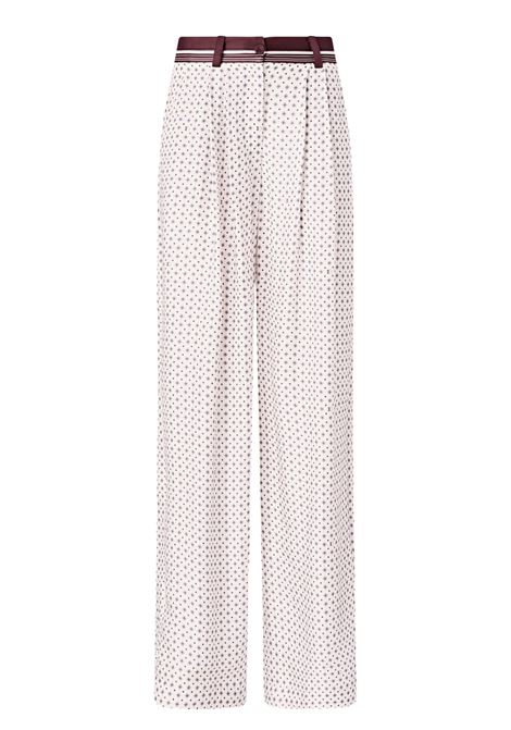 Pinko straight-leg trousers with tie-print twill PINKO |  | 106203-A31KBBA