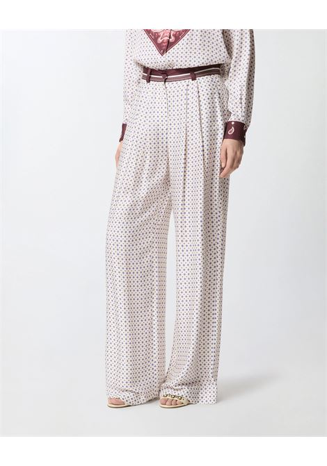 Pinko straight-leg trousers with tie-print twill PINKO |  | 106203-A31KBBA