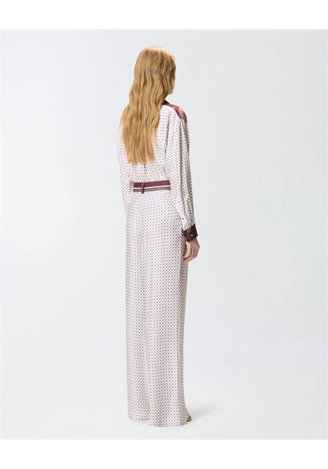 Pinko straight-leg trousers with tie-print twill PINKO |  | 106203-A31KBBA