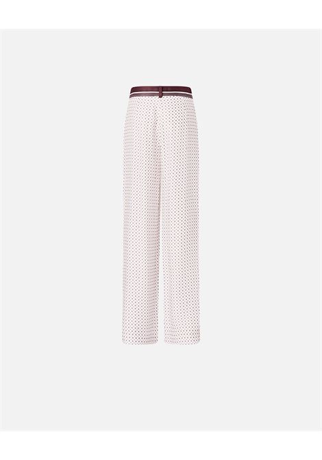Pinko straight-leg trousers with tie-print twill PINKO |  | 106203-A31KBBA