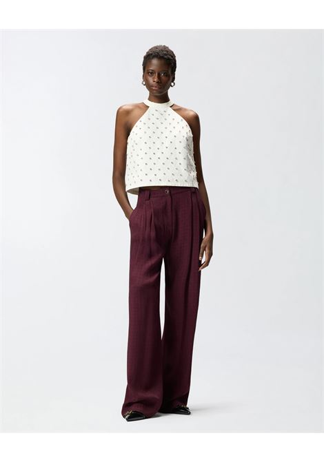 Pinko jacquard trousers with tie-style pattern PINKO |  | 106203-A33HRR7