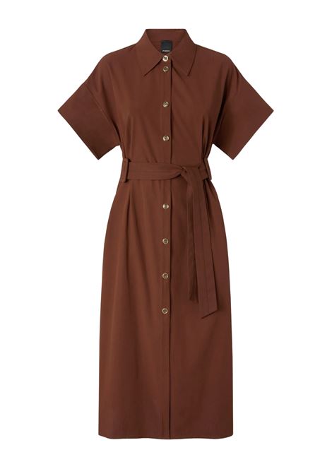 Pinko midi cotton shirt dress with belt PINKO |  | 106309-A2ERL78