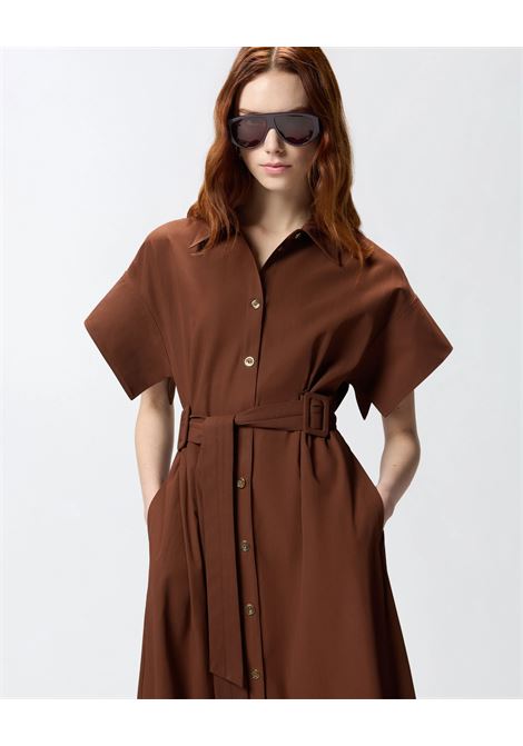 Pinko midi cotton shirt dress with belt PINKO |  | 106309-A2ERL78